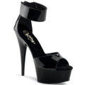 Pleaser Delight 670-3 Sandal - Black