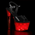 Pleaser Discolite 709 Strap Sandal