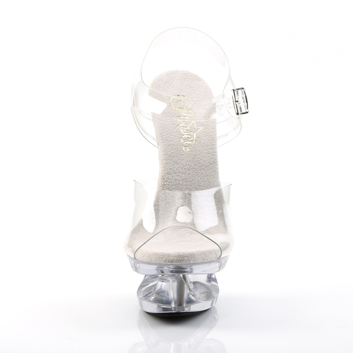 Pleaser Eclipse 608 Strap Sandal - Clear - Bild 2