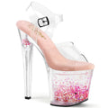 Pleaser Enchant 708AQUA-03 Strap Sandal