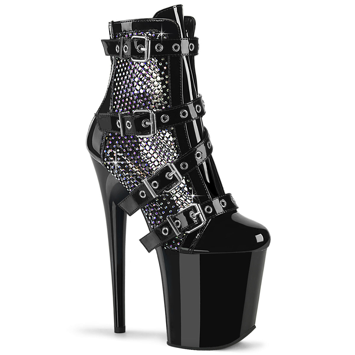Pleaser Flamingo 1013RM Strap Ankle Boot