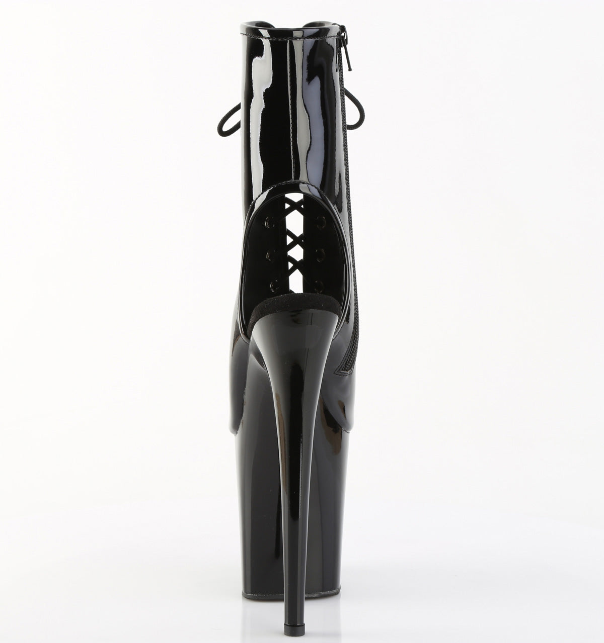Pleaser Flamingo 1016 Lace-Up Ankle Boot - Black - Bild 4
