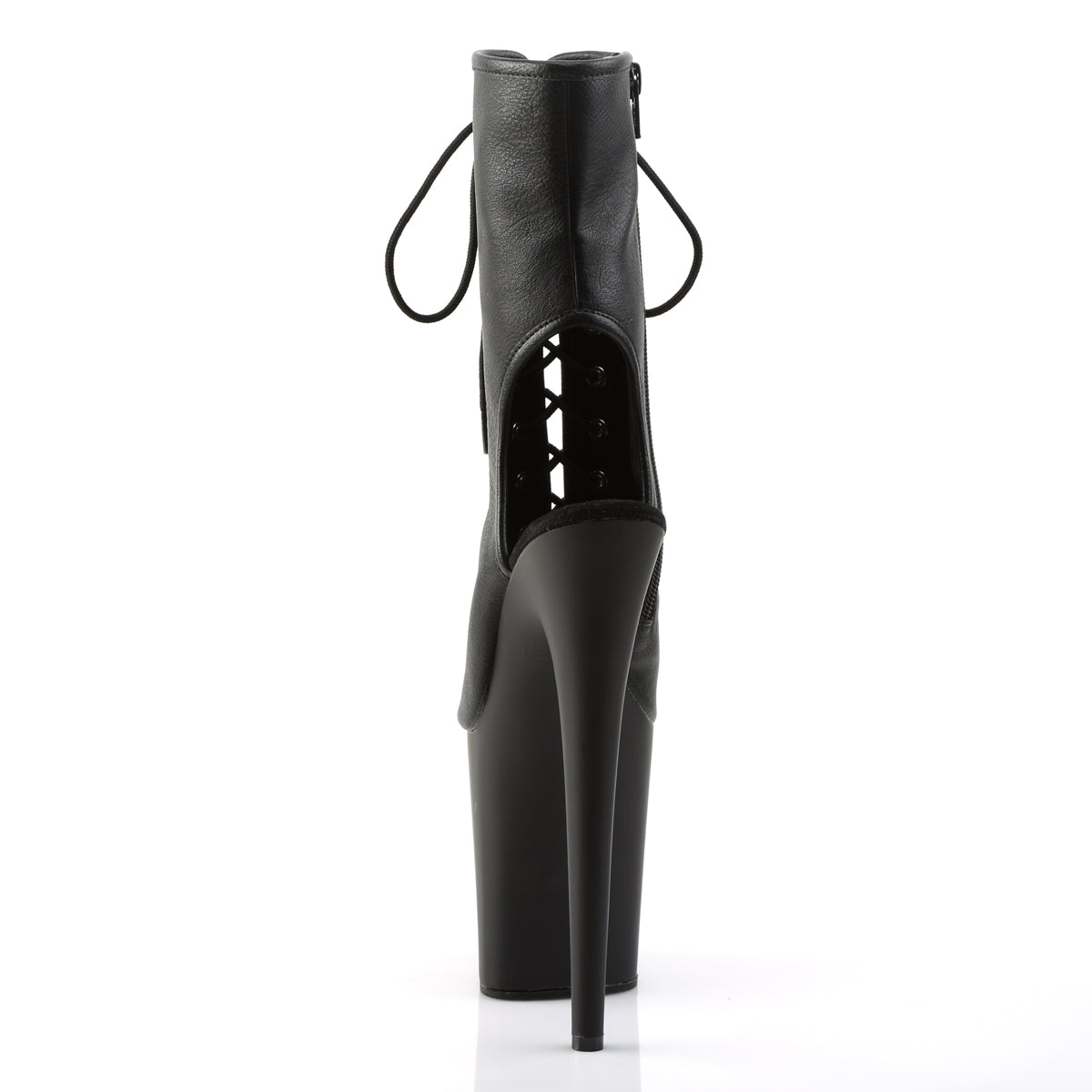 Pleaser Flamingo 1016 Lace-Up Ankle Boot - Black - Bild 4