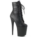 Pleaser Flamingo 1020PK Lace-Up Ankle Boot - Black