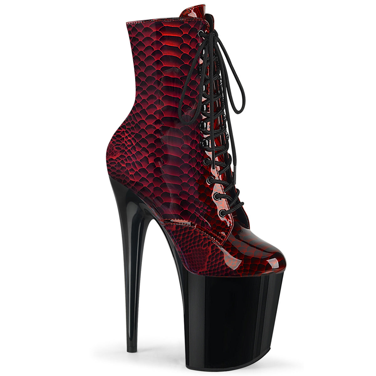 Pleaser Flamingo 1020SP Lace-Up Ankle Boot