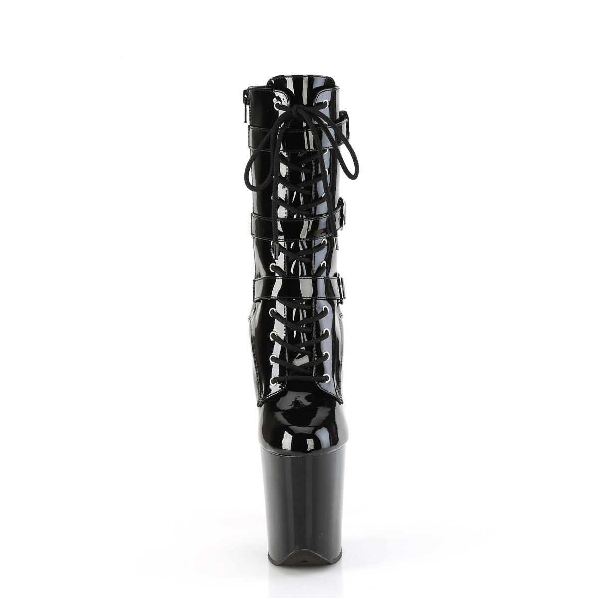 Pleaser Flamingo 1043 Lace-Up Ankle Boot - Black - Bild 2