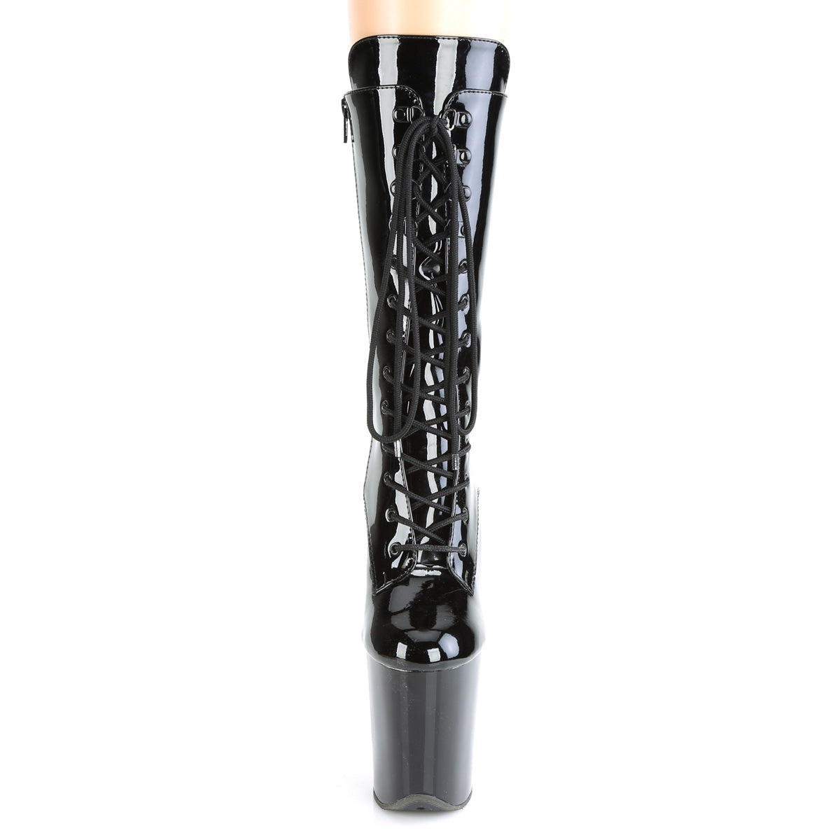 Pleaser Flamingo 1050 Lace-Up Boot - Black - Bild 2