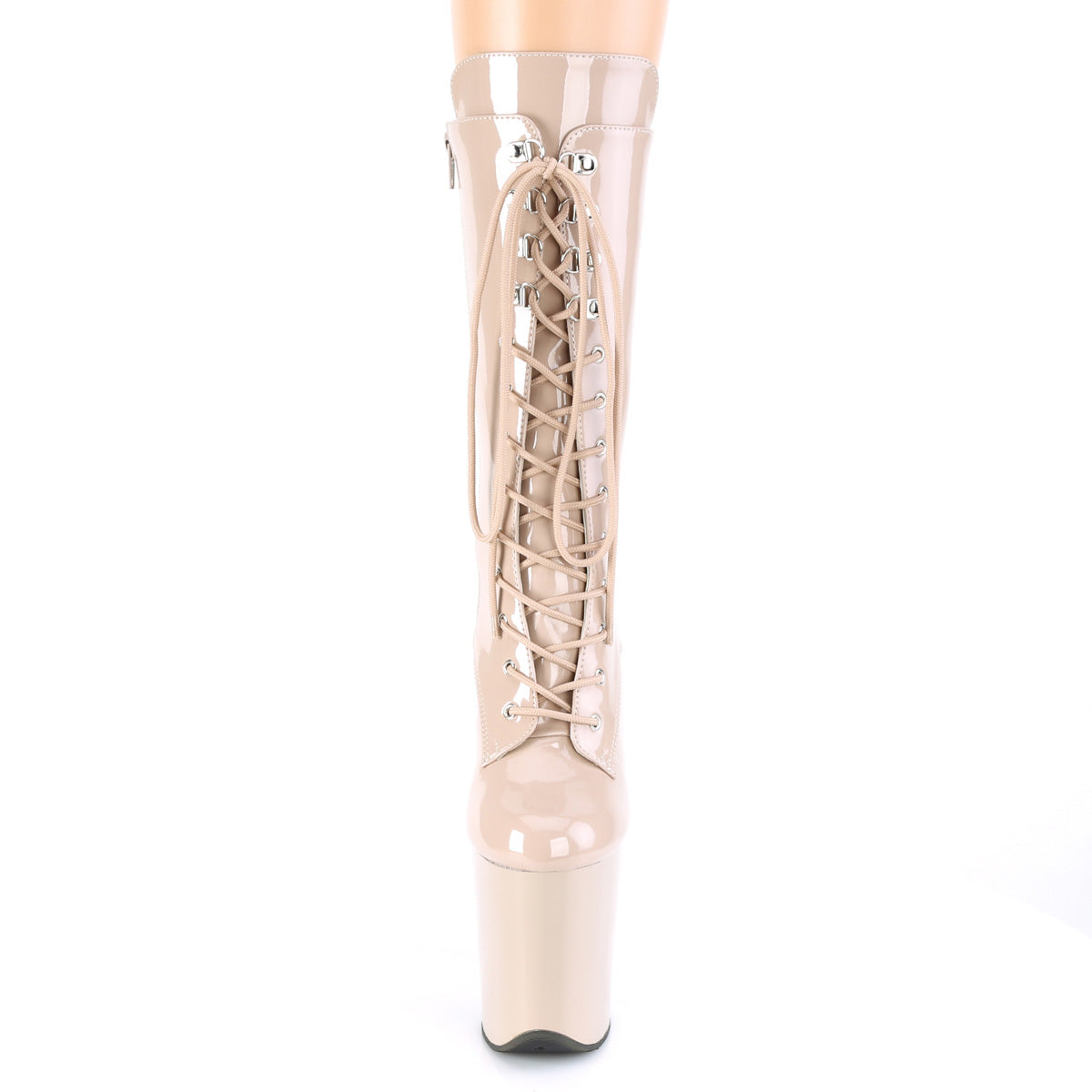 Pleaser Flamingo 1050 Lace-Up Boot - Nude - Bild 2