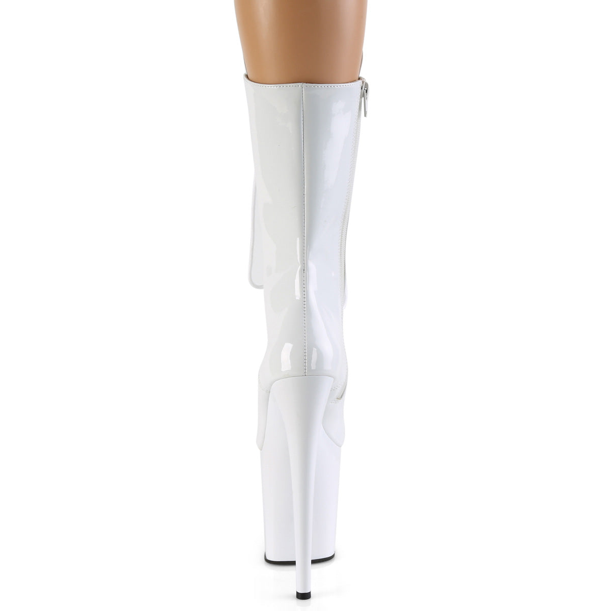 Pleaser Flamingo 1050 Lace-Up Boot - White - Bild 4