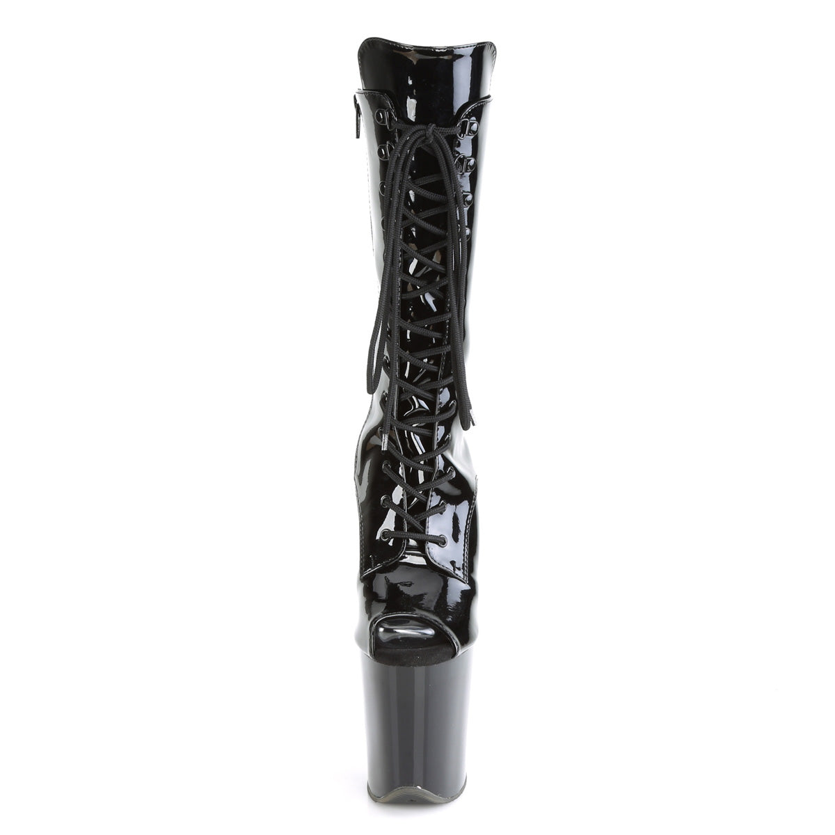Pleaser Flamingo 1051 Lace-Up Boot - Black - Bild 2