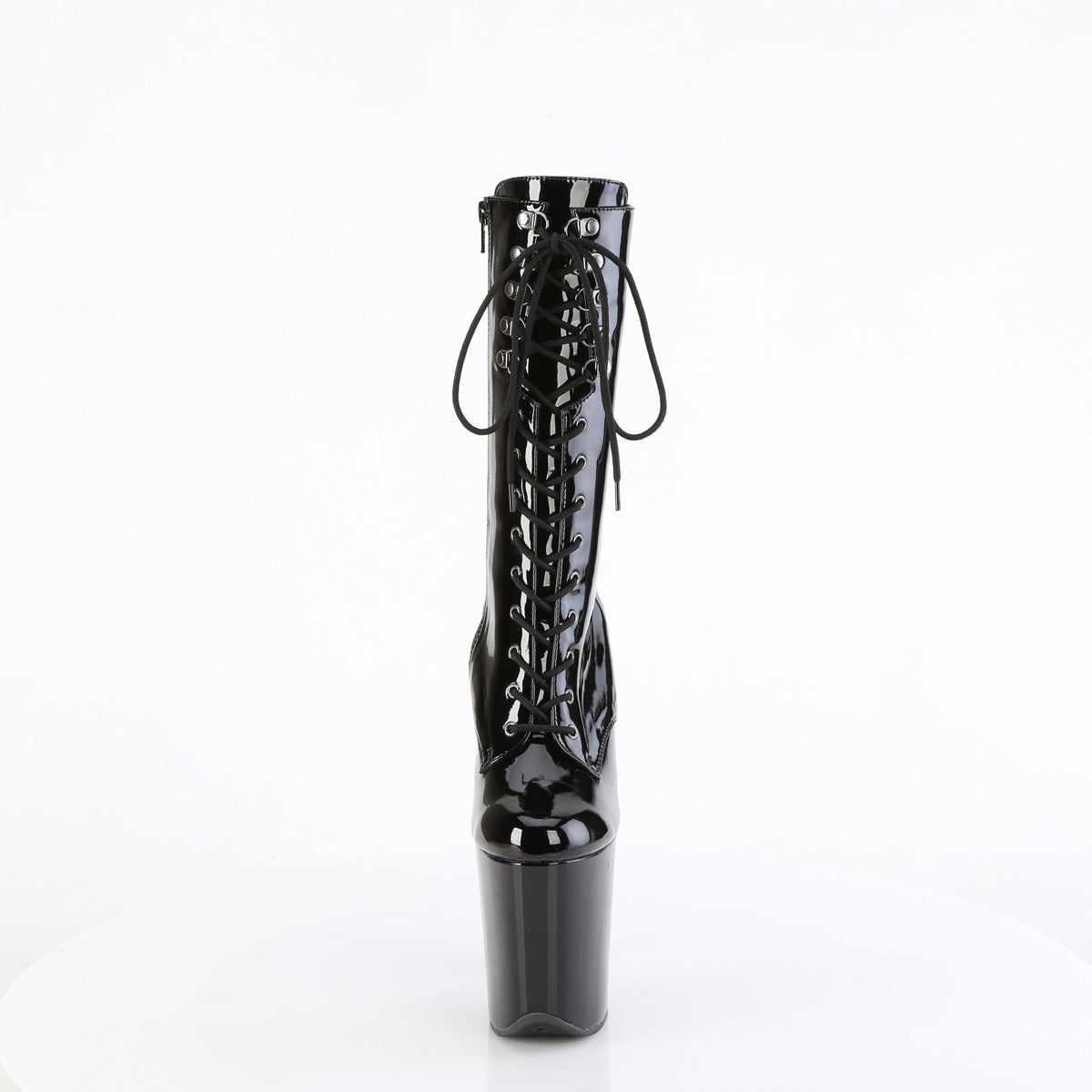 Pleaser Flamingo 1054 Lace-Up Boot - Black - Bild 2