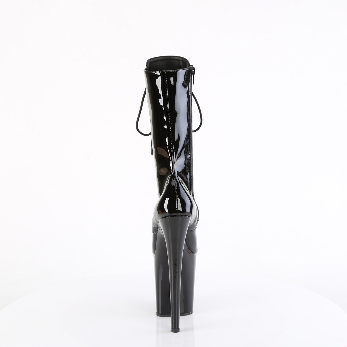 Pleaser Flamingo 1054 Lace-Up Boot - Black - Bild 4
