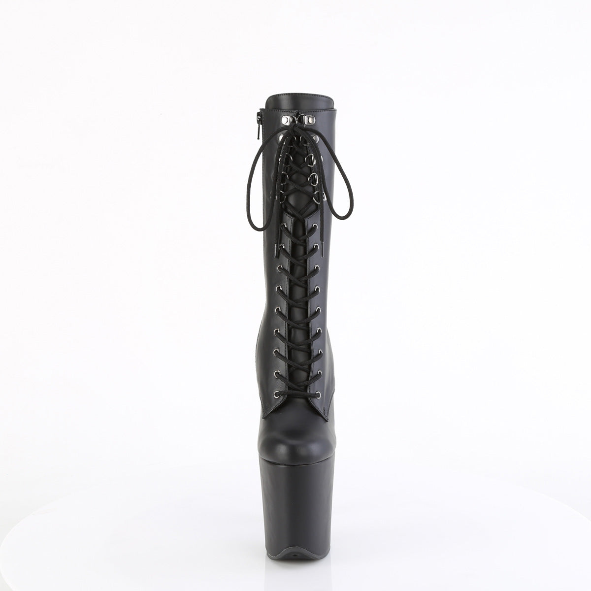 Pleaser Flamingo 1054 Lace-Up Boot - Black - Bild 2