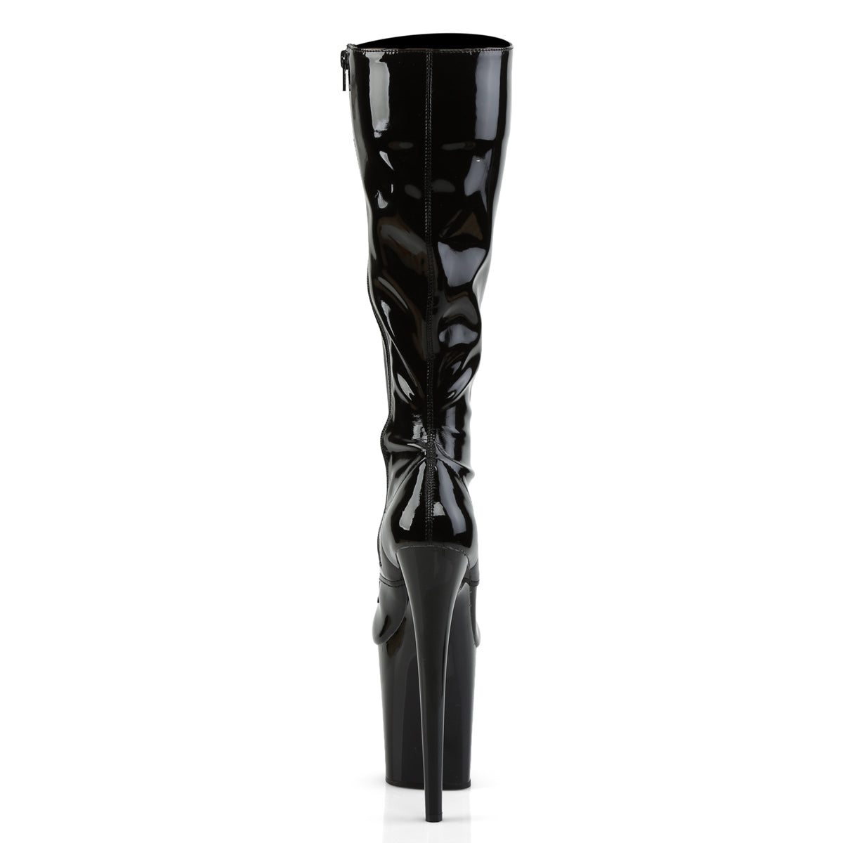 Pleaser Flamingo 2023 Lace-Up Knee High Boot - Black - Bild 4