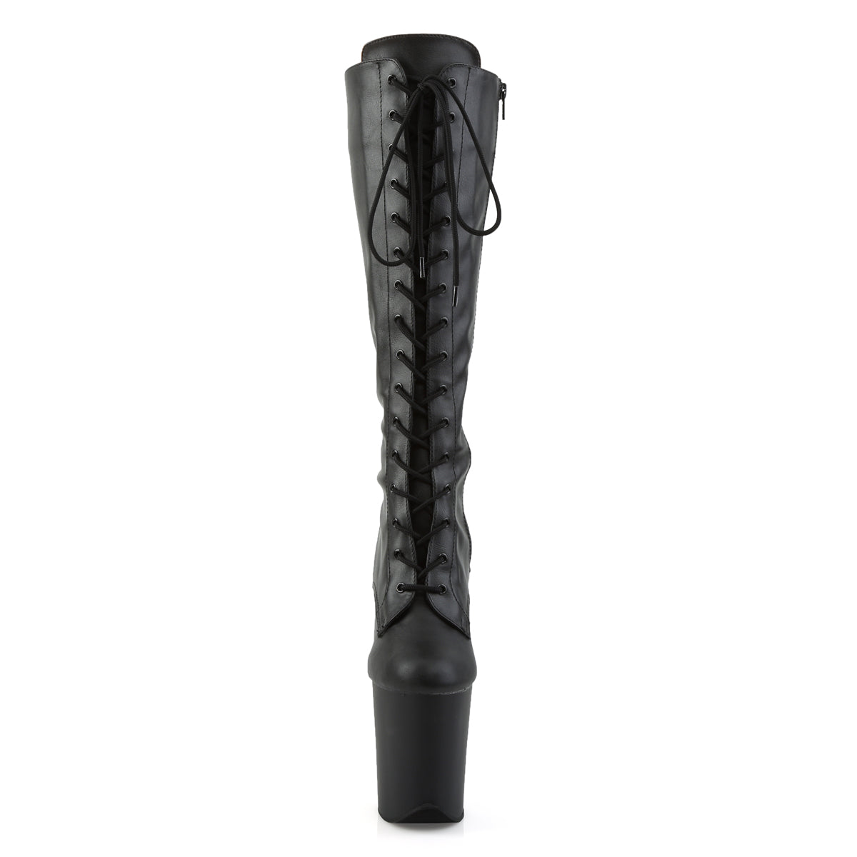 Pleaser Flamingo 2023 Lace-Up Knee High Boot - Black - Bild 2