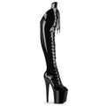 Pleaser Flamingo 3016 Lace-Up Boot - Black