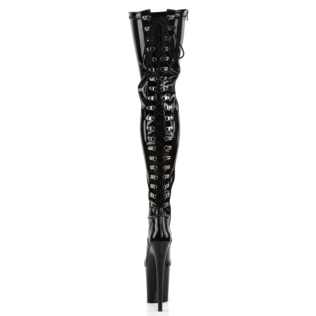 Pleaser Flamingo 3063 Lace-Up Boot - Black - Bild 4