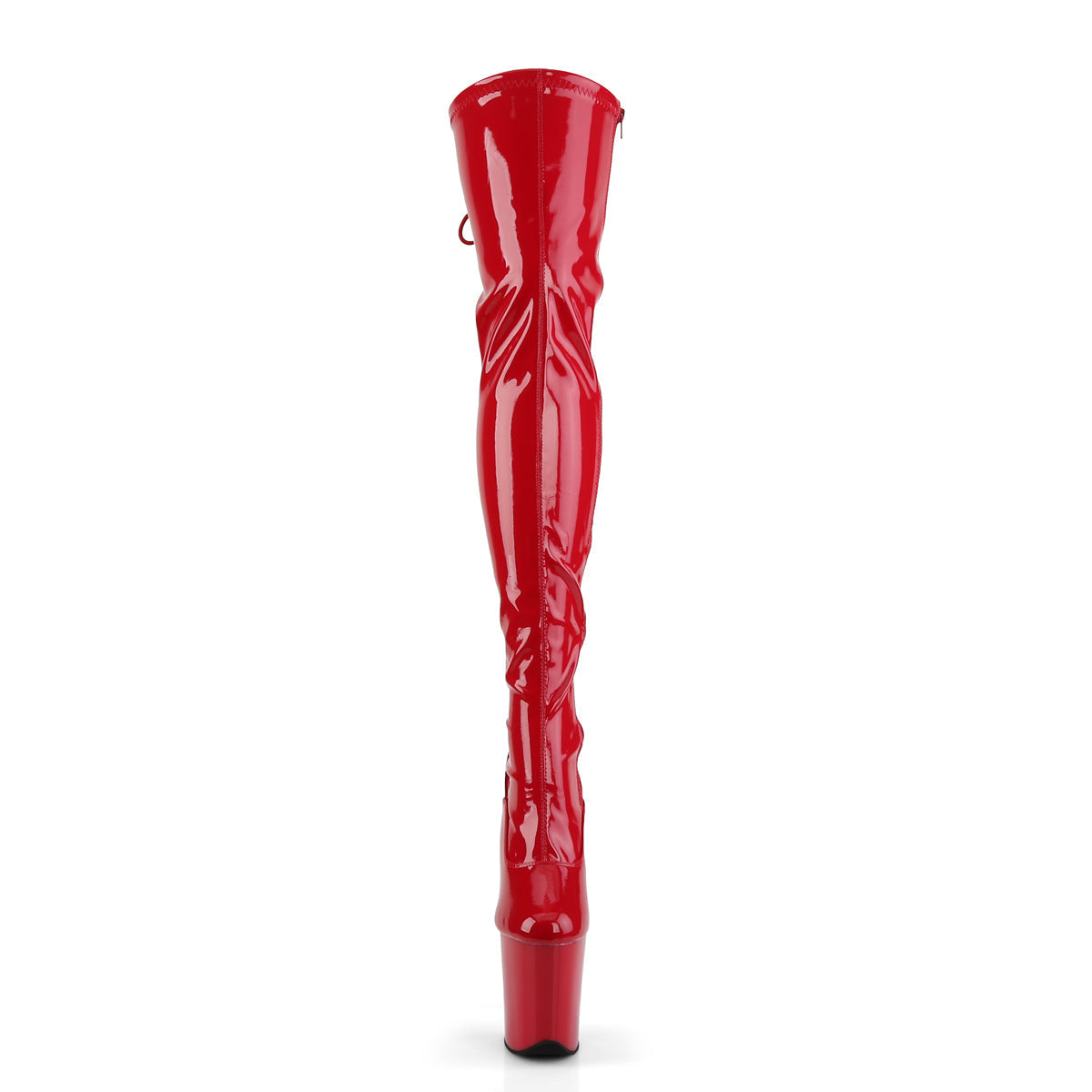 Pleaser Flamingo 3063 Lace-Up Boot - Red - Bild 2