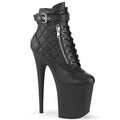 Pleaser Flamingo 800-05 Lace-Up Ankle Boot - Black