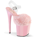 Pleaser Flamingo 808FUR Strap Sandal