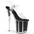 Pleaser Flamingo 808G Glitter Sandal