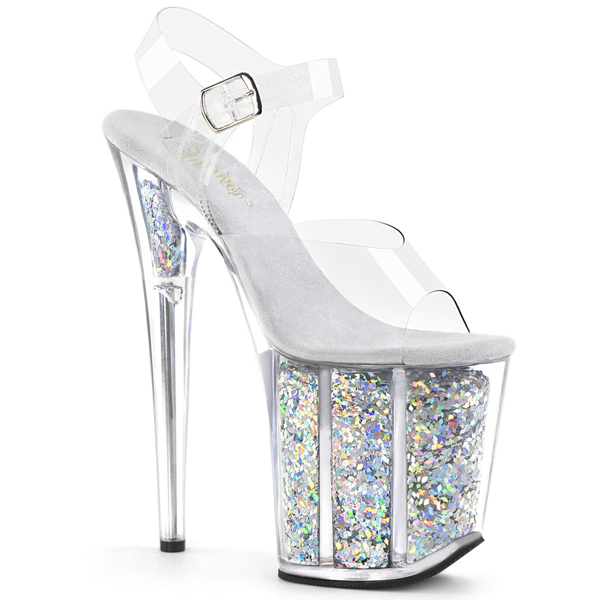 Pleaser Flamingo 808GF Glitter Sandal