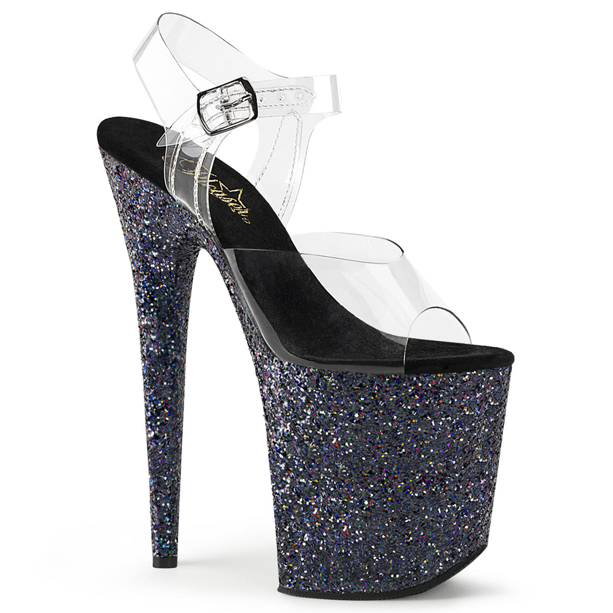 Pleaser Flamingo 808LG Glitter Sandal