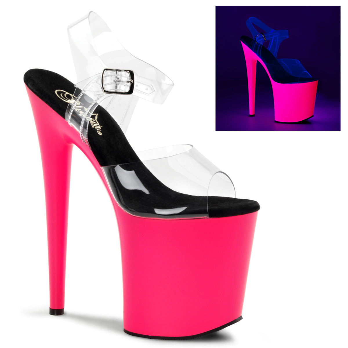 Pleaser Flamingo 808UV Strap Sandal
