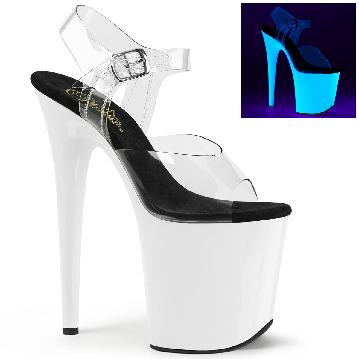 Pleaser Flamingo 808UV Strap Sandal