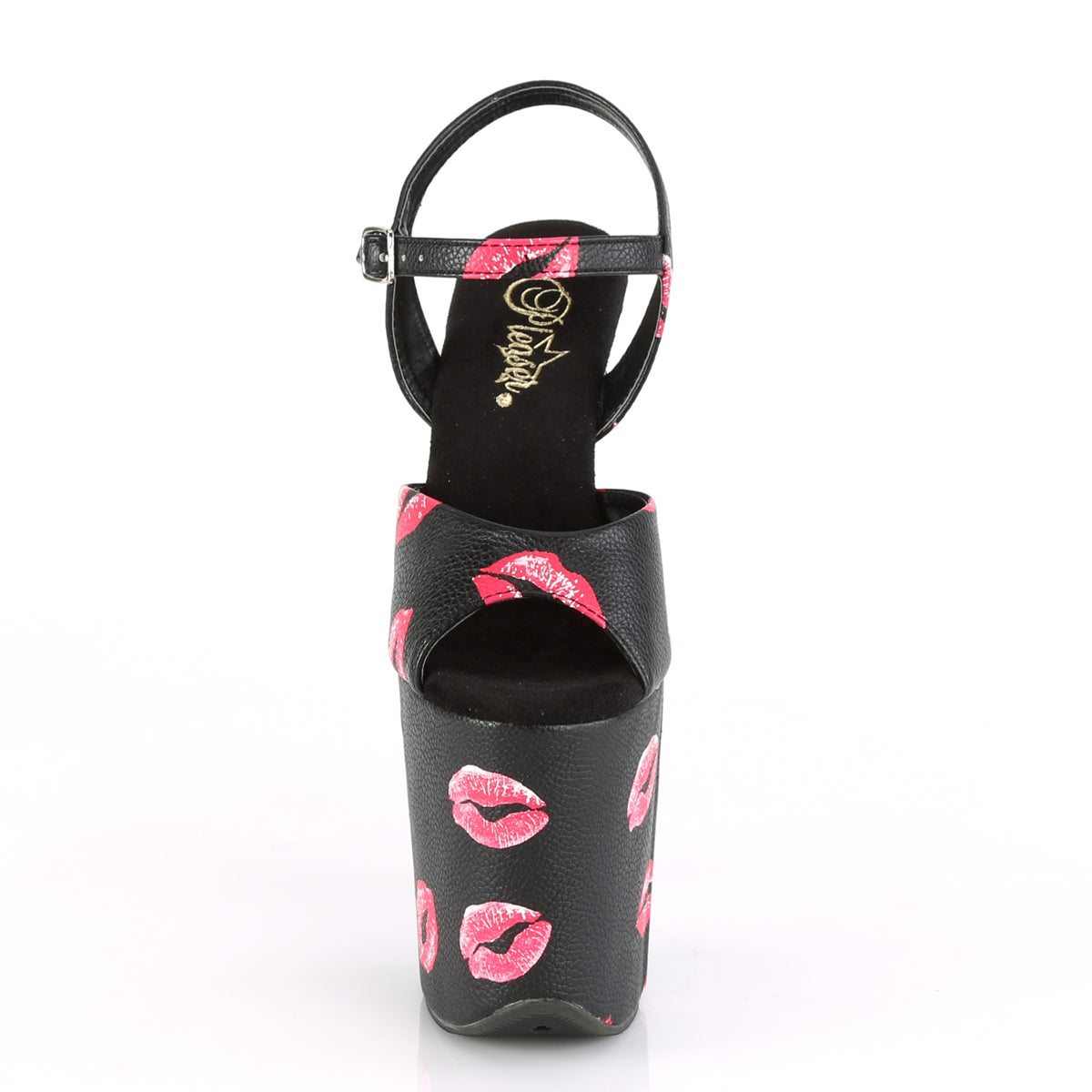 Pleaser Flamingo 809KISSES Strap Sandal - Black - Bild 2