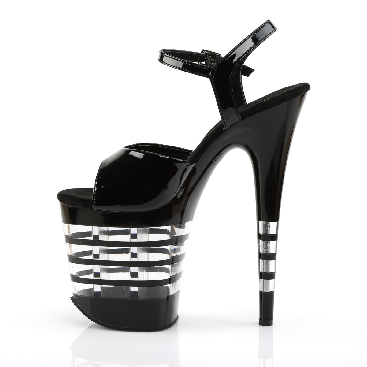 Pleaser Flamingo 809LN Strap Sandal - Black - Bild 3