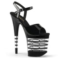 Pleaser Flamingo 809LN Strap Sandal - Black