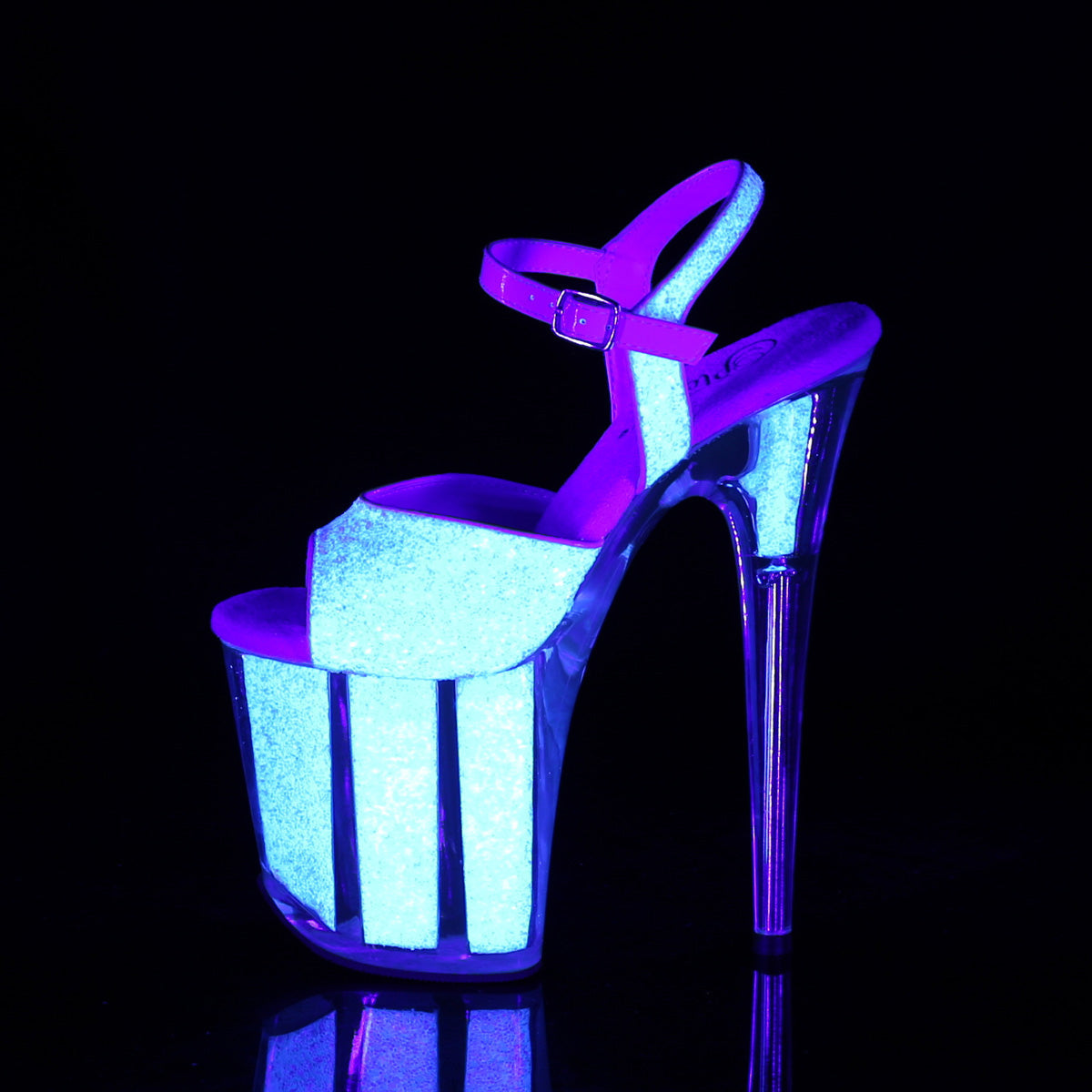 Pleaser Flamingo 810UVG Glitter Sandal - Bild 3