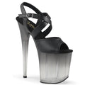 Pleaser Flamingo 822T Strap Sandal - Black