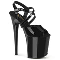 Pleaser Flamingo 824 Strap Sandal - Black