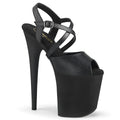 Pleaser Flamingo 824 Strap Sandal - Black