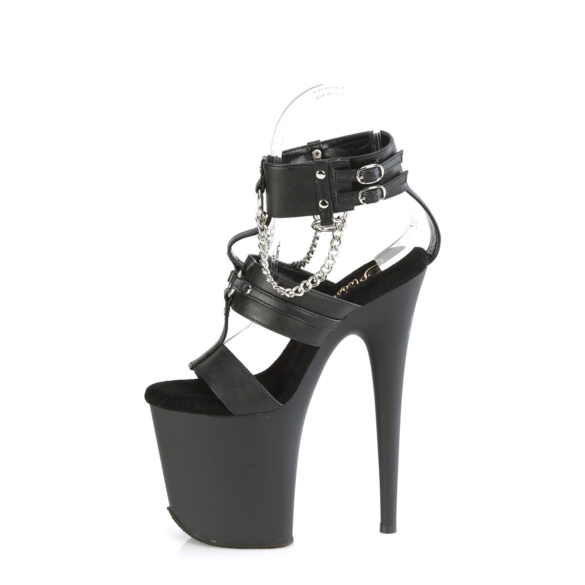 Pleaser Flamingo 861 Strap Sandal - Black - Bild 3