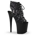 Pleaser Flamingo 896LC Lace-Up Ankle Boot