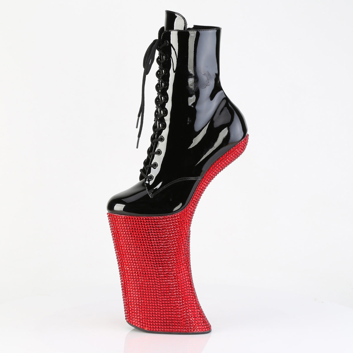 Pleaser Forbidden 1020BEJ Lace-Up Ankle Boot - Bild 3