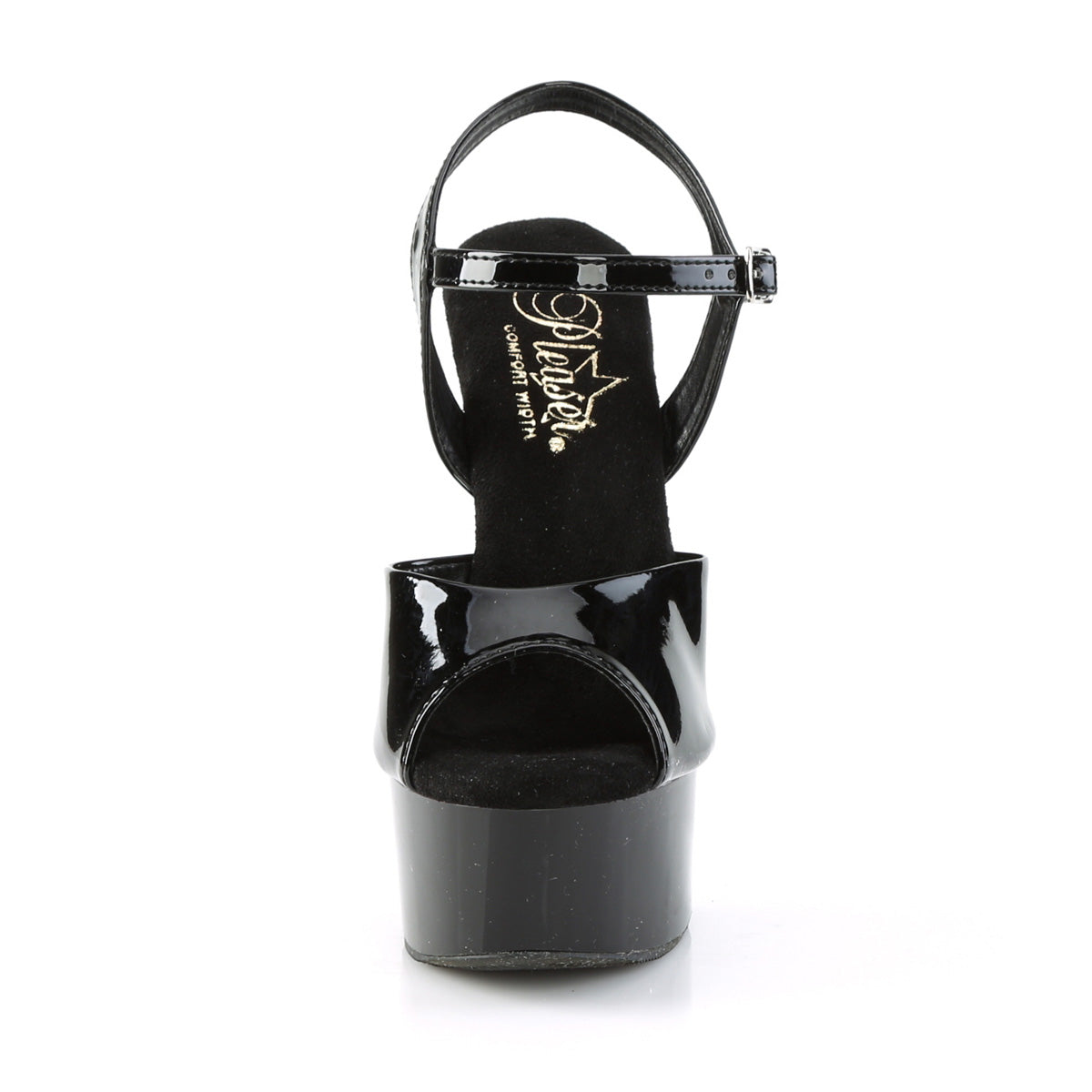 Pleaser Gleam 609 Strap Sandal - Black - Bild 2