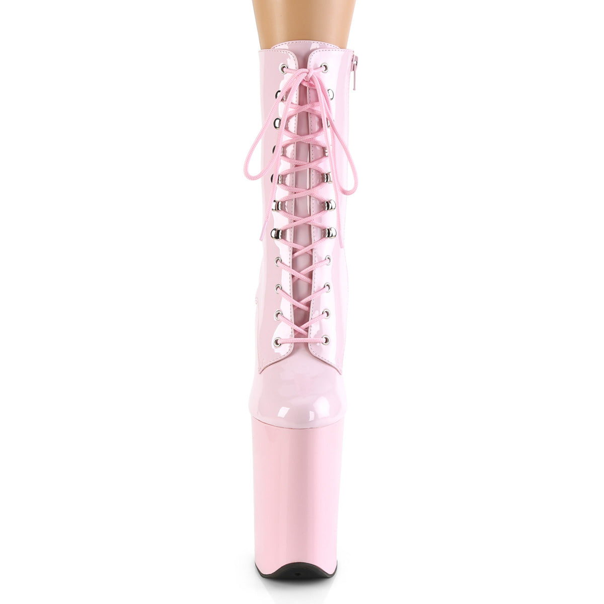 Pleaser Infinity 1020 Lace-Up Ankle Boot - Baby Pink - Bild 2