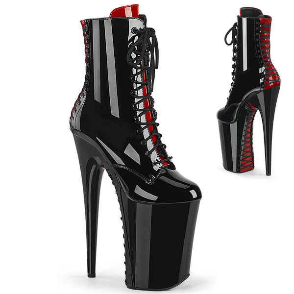 Pleaser Infinity 1020FH Lace-Up Ankle Boot