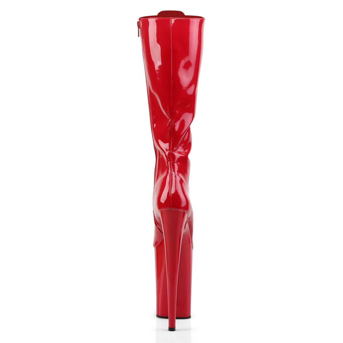 Pleaser Infinity 2020 Lace-Up Knee High Boot - Red - Bild 4