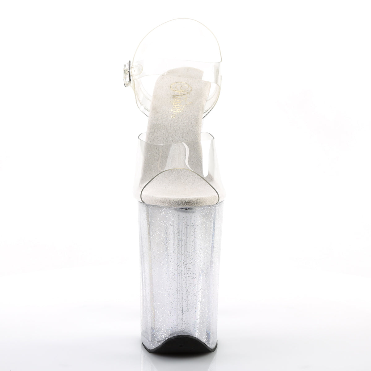 Pleaser Infinity 908MG Glitter Sandal - Clear - Bild 2