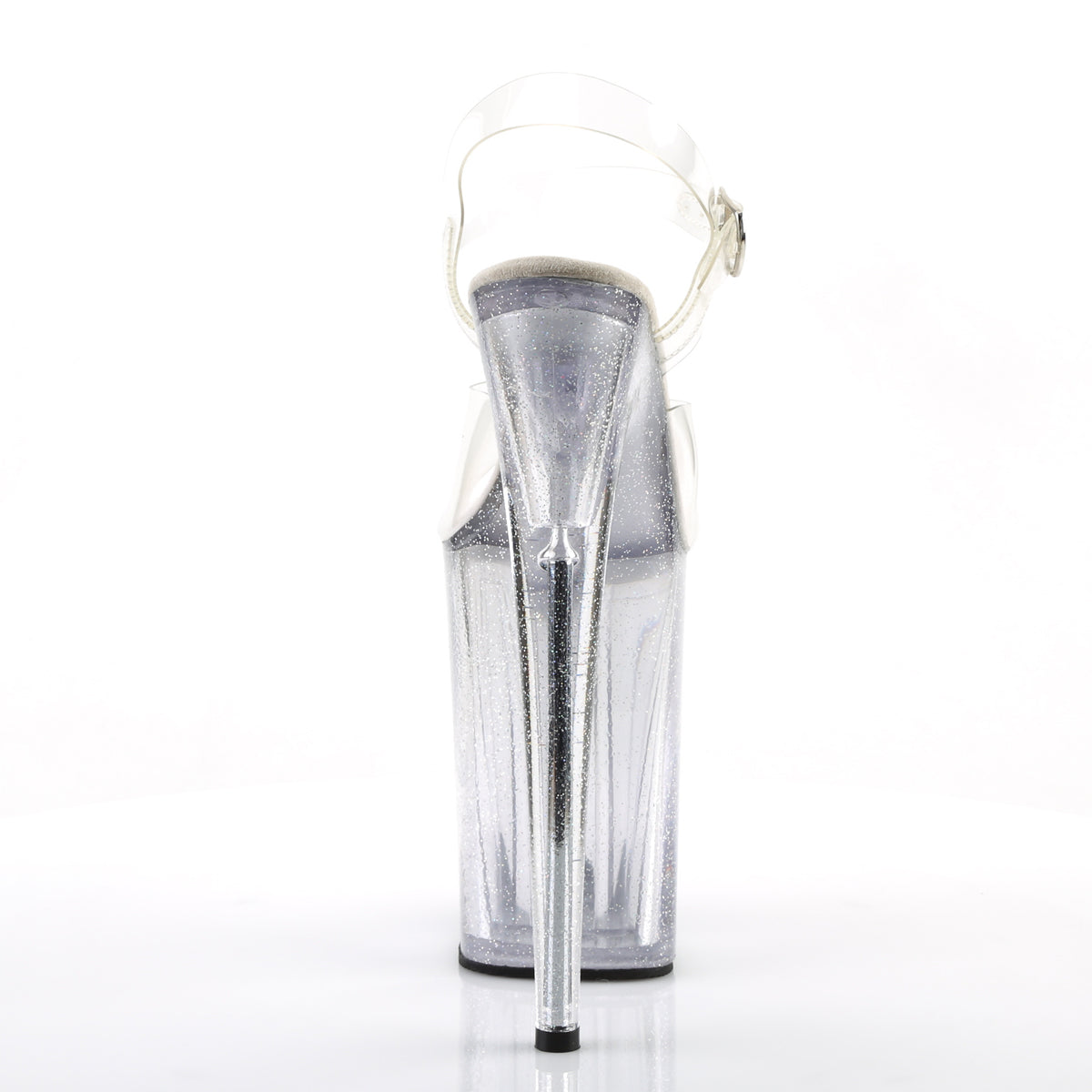 Pleaser Infinity 908MG Glitter Sandal - Clear - Bild 4