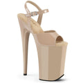 Pleaser Infinity 909 Strap Sandal - Nude