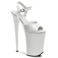 Pleaser Infinity 909 Strap Sandal - White