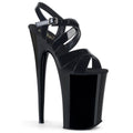 Pleaser Infinity 997 Strap Sandal - Black