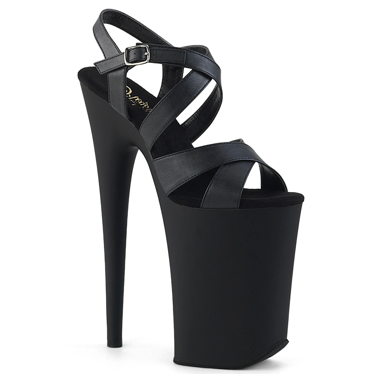 Pleaser Infinity 997 Strap Sandal - Black