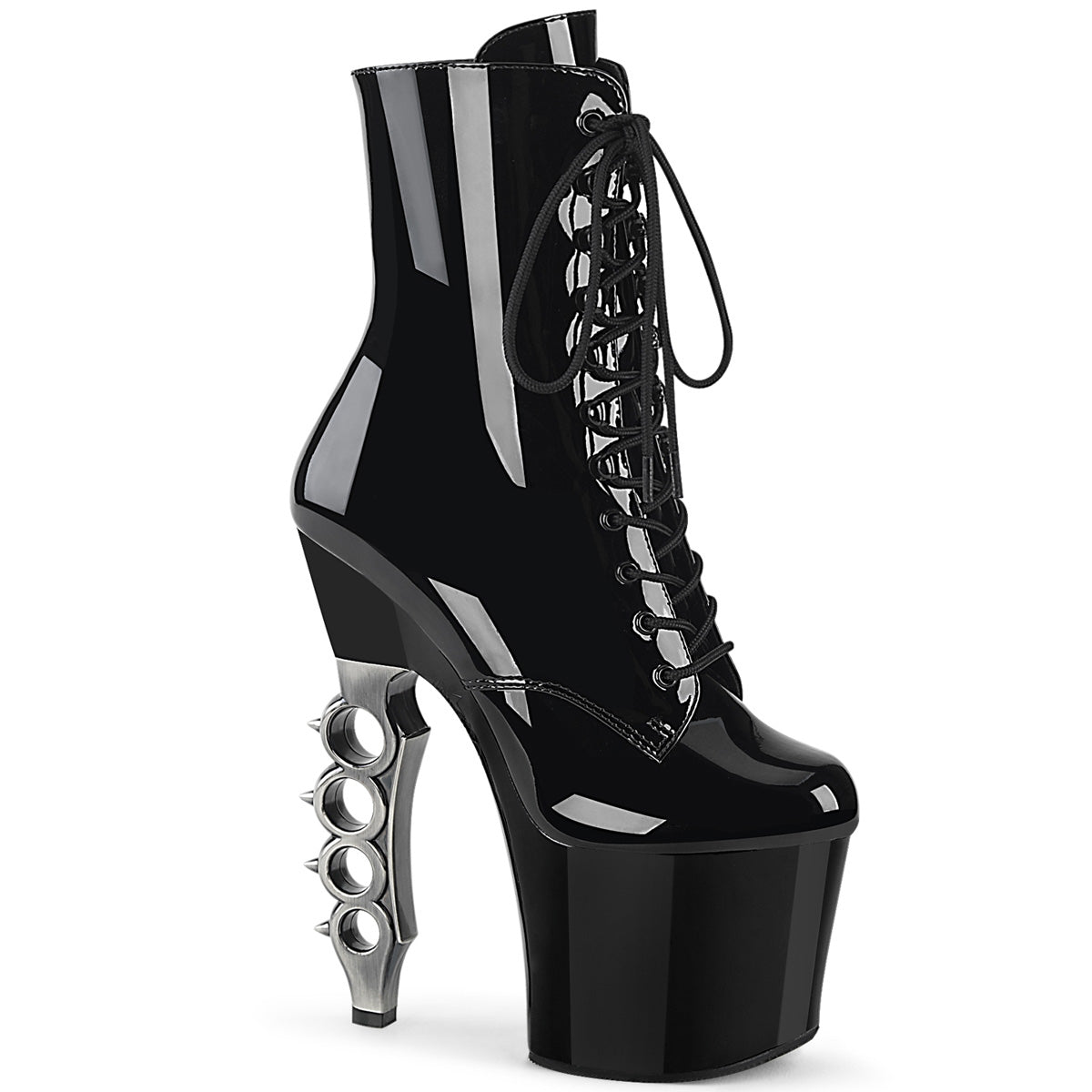 Pleaser Irongrip 1020 Lace-Up Boot